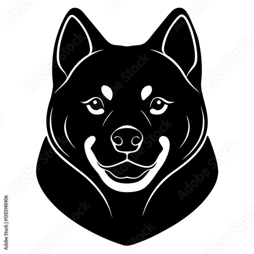 wolf head vector