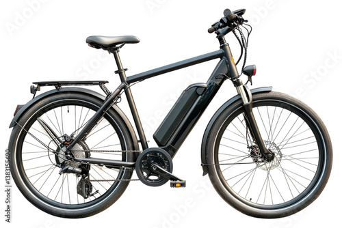 Sleek electric bicycle designed for urban commuting with a modern look and efficient performance