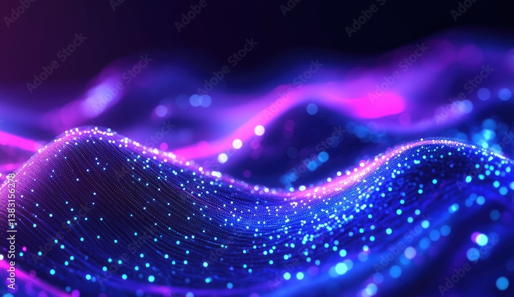 Abstract digital wave pattern Abstract digital wave pattern