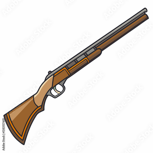 rifle vector illustration