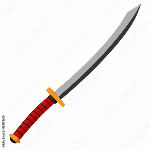 knife on a white background