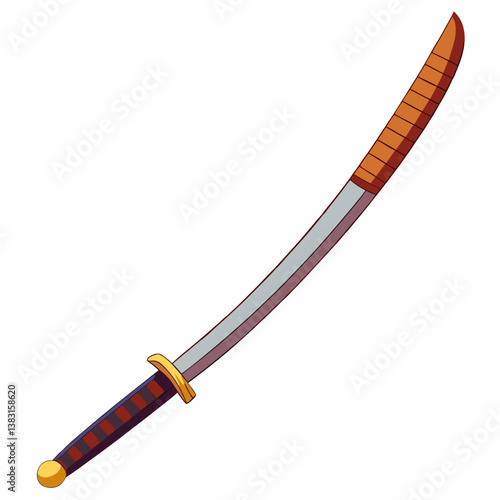 knife on a white background