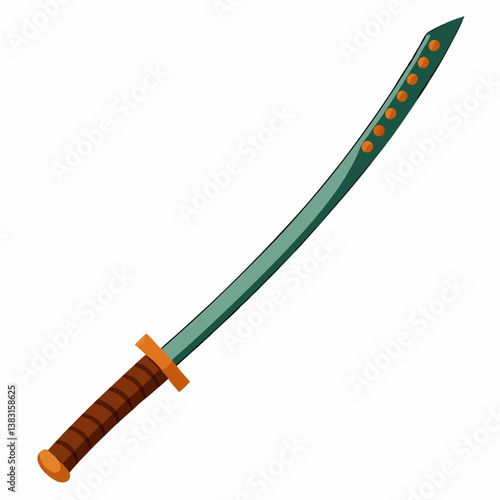 knife on a white background