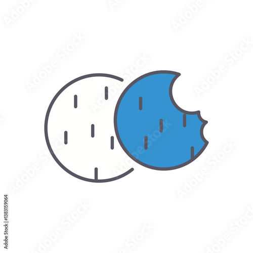 COOKIES vector icon stock illustration