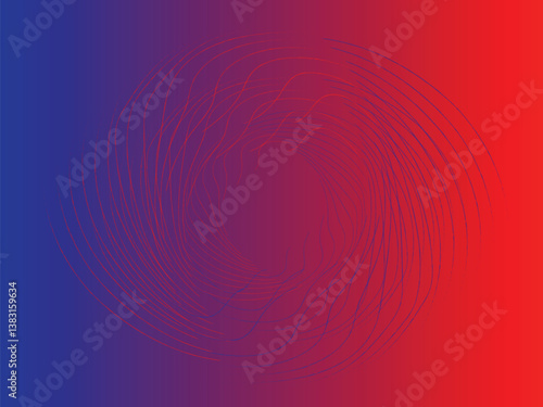 Red blue techno abstract background overlap layer on dark space with arrow decoration. Modern graphic design element motion style concept for banner, landing page