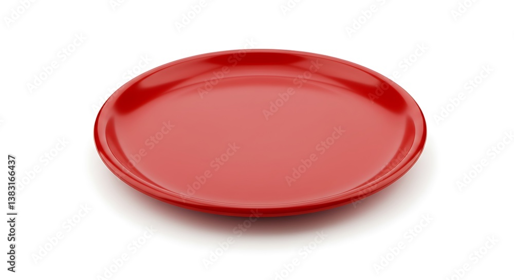 Crimson Disc, Simply Lit AI Generated Crimson Disc, Simply Lit AI Generated