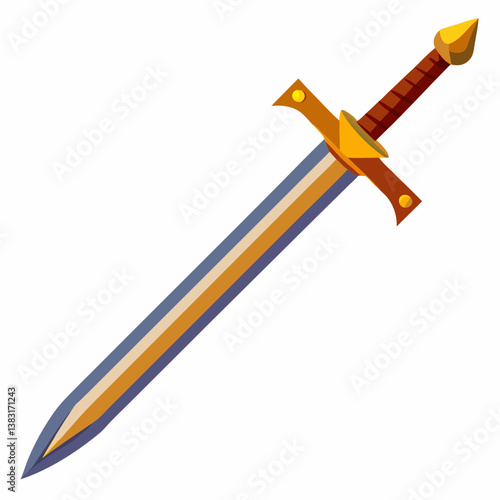 sword on white