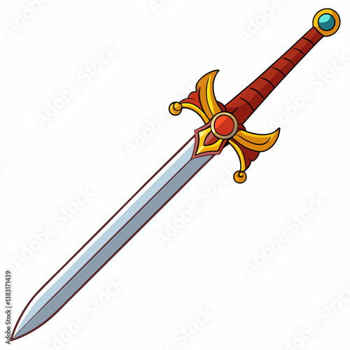 sword on white