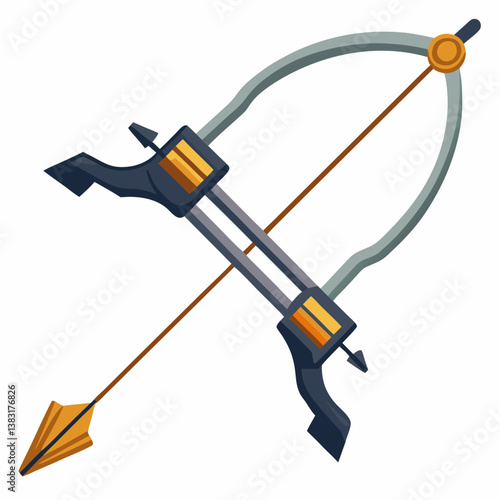 vector illustration of an arrow with a bow
