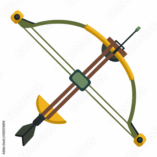 vector illustration of an arrow with a bow