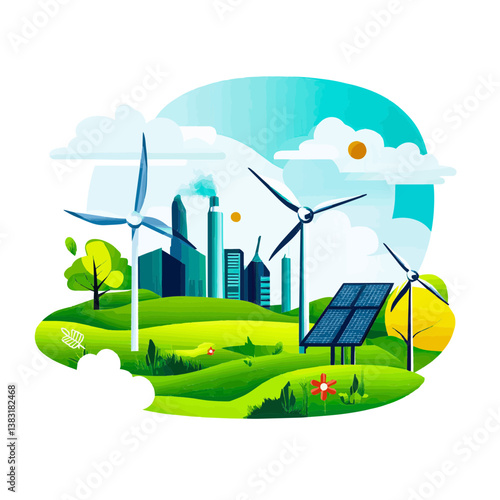 green city landscape