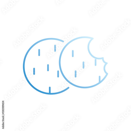 COOKIES vector icon stock illustration