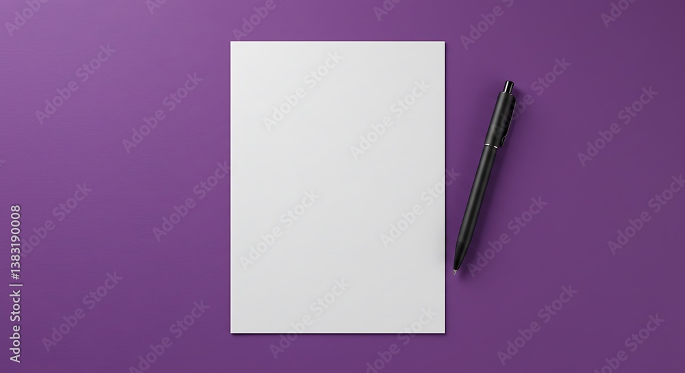 Purple Hue, Blank Page AI Generated Purple Hue, Blank Page AI Generated