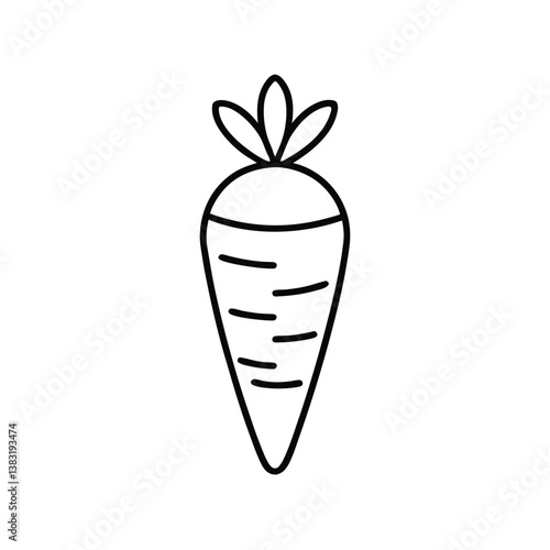 modern juice carrot logo