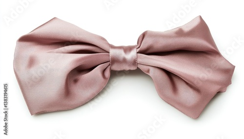 Elegant satin bow hair clip