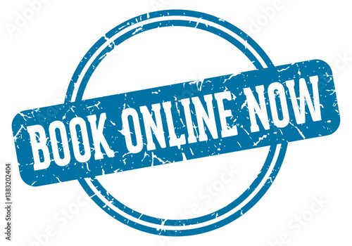 book online now stamp