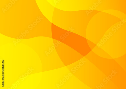 オレンジと黄色の抽象的な背景素材