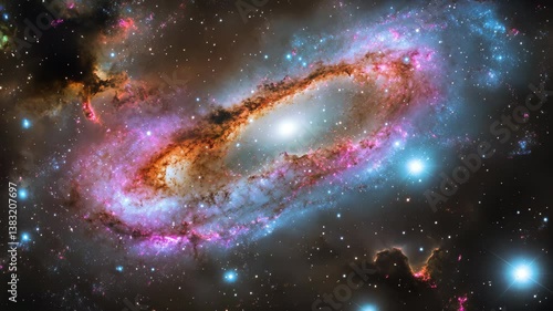Luminous Nebula Surrounded by Breathtaking Stellar Patterns