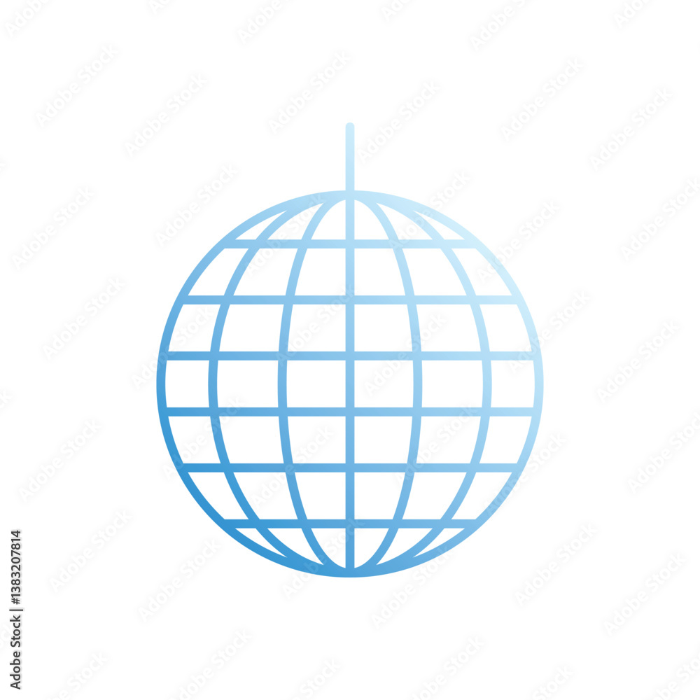 LIGHTING BALL vector icon stock illustration LIGHTING BALL vector icon stock illustration