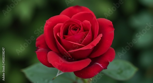 Wallpaper Mural Crimson Bloom's Embrace AI Generated Torontodigital.ca