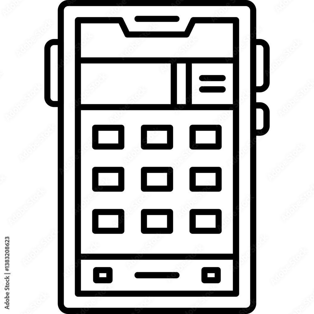 Fototapeta premium Smartphone Icon