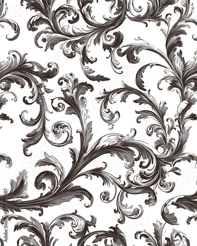 Wallpaper Mural Floral flower vector Illustrations on white background Torontodigital.ca