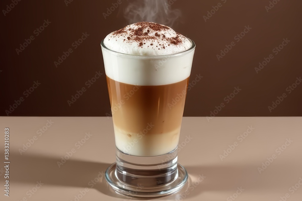 Cappuccino on Frosted Glass Cappuccino on Frosted Glass