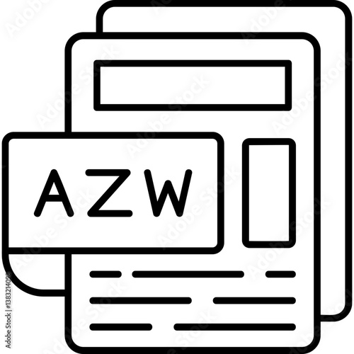 AZW File Icon