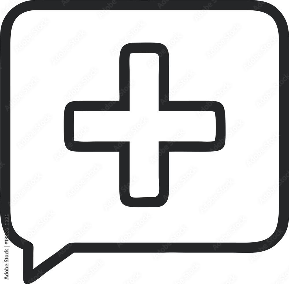 Plus and minus icons for medical emergency or health symbol Plus and minus icons for medical emergency or health symbol