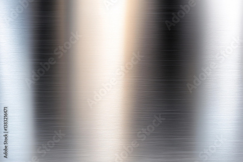 Wallpaper Mural Metal surface with brushed matte finish reflecting light and showcasing texture and depth Torontodigital.ca