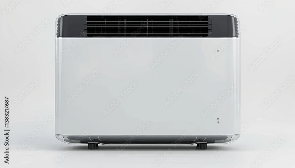 air conditioner on white background air conditioner on white background