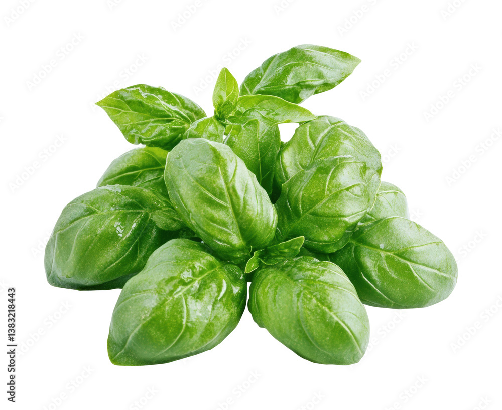Botanical garden harvesting fresh basil for culinary use isolated on transparent background Botanical garden harvesting fresh basil for culinary use isolated on transparent background
