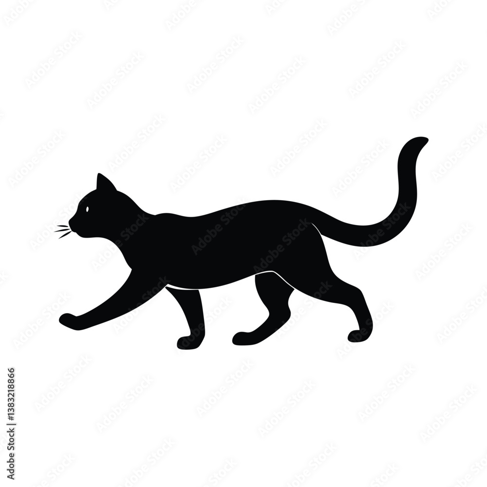 Fototapeta premium vector illustration of a leopard