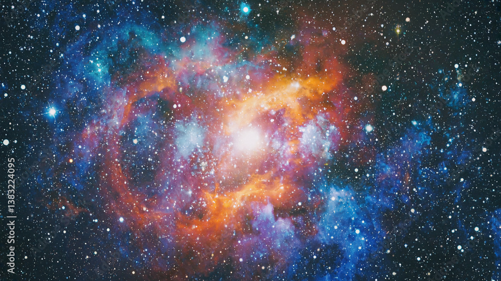 Obraz premium Cosmic nebula in deep space