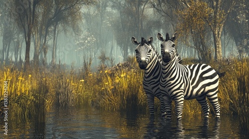 Zebras in the wild