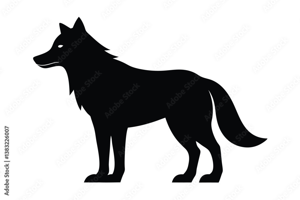 wolf head silhouette wolf head silhouette