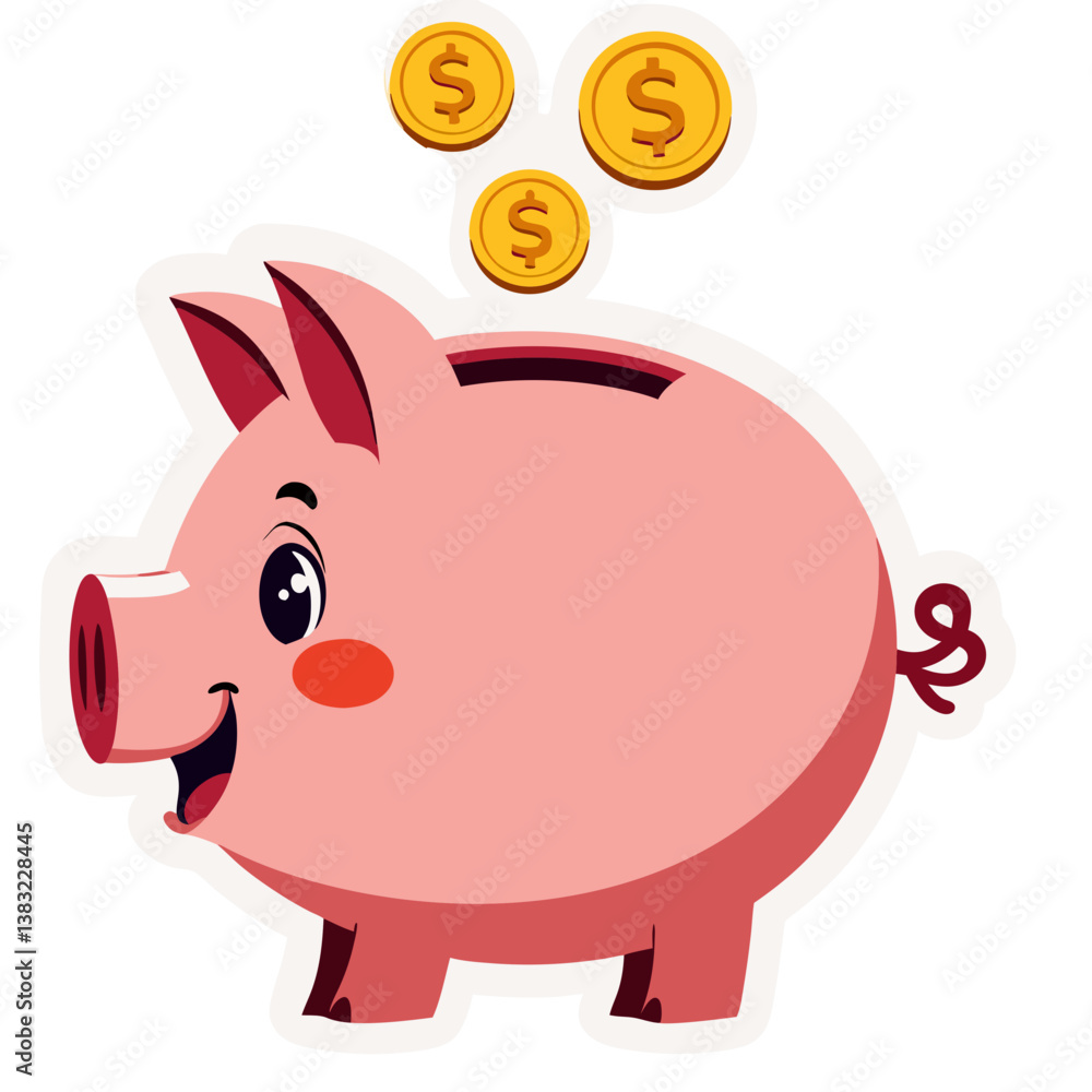 piggy bank with money piggy bank with money