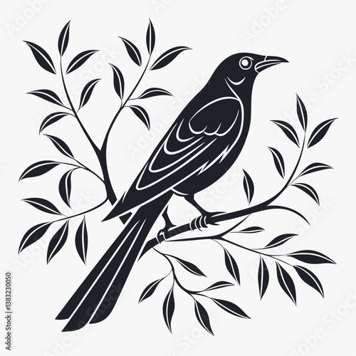 cuckoo black silhouette icon vector