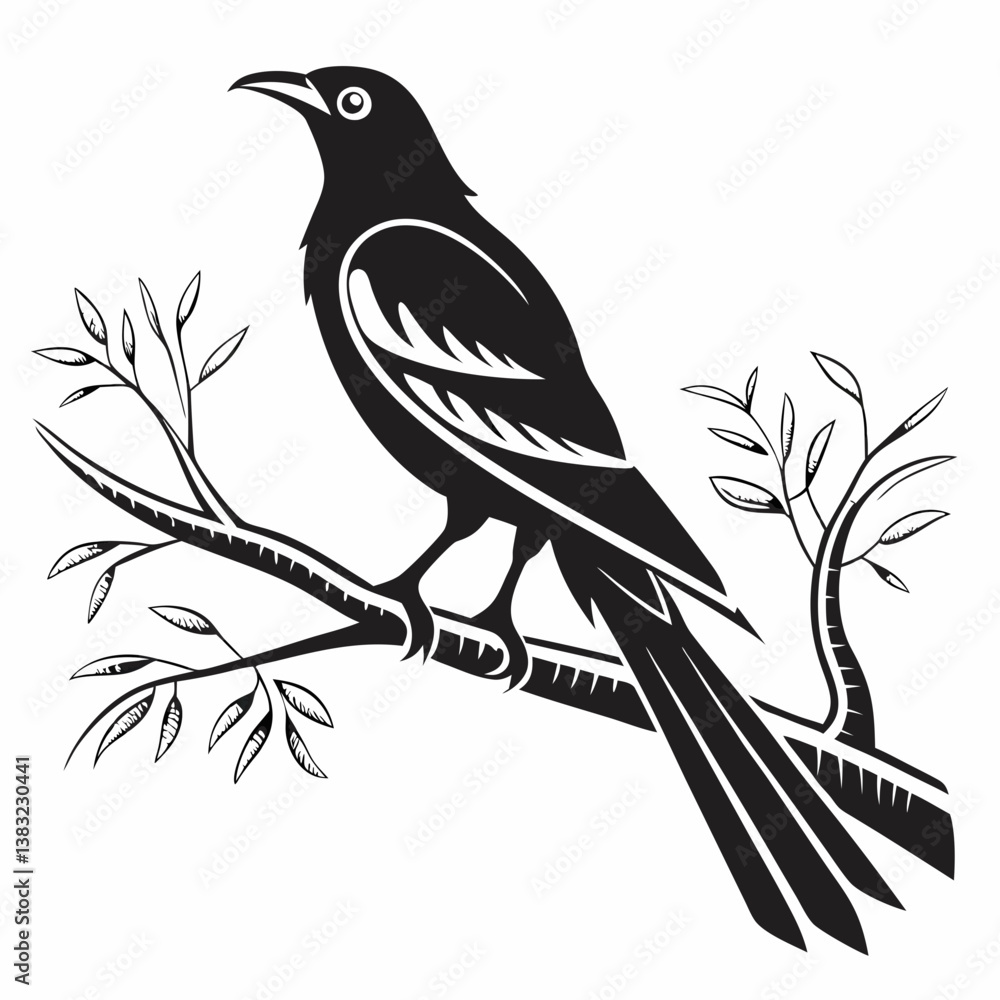 cuckoo black silhouette icon vector cuckoo black silhouette icon vector