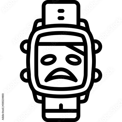 Watch Sick Dial Icon
