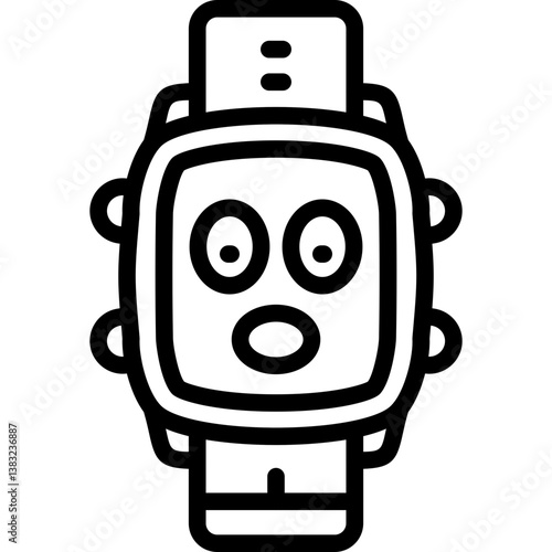 Watch Astonished Dial Icon