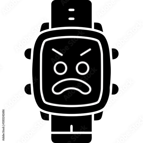 Watch Angry Dial Icon