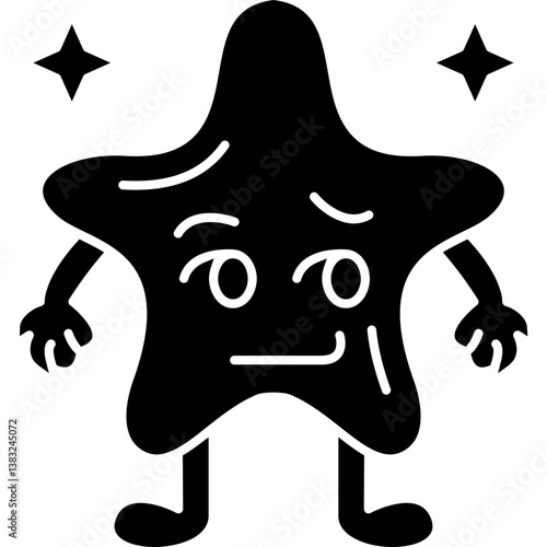Smirk Star Icon