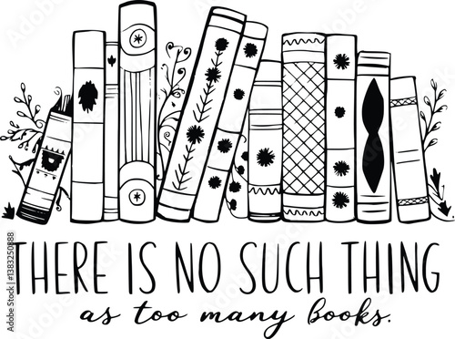 Book Lover SVG Design, Funny Bookish svg, Reader Book Addict svg, 