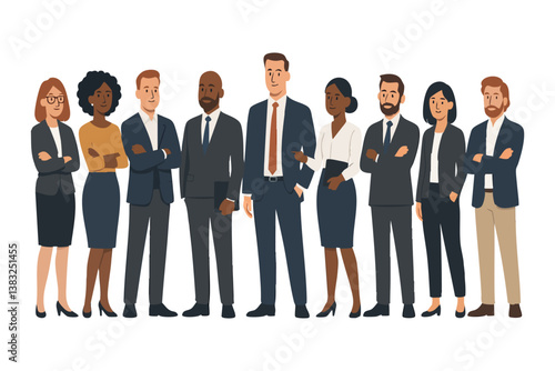 Diverse business team portrait
