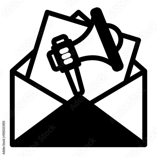Email Marketing Icon Mixed Style for Digital Marketing Pack Icon Themes