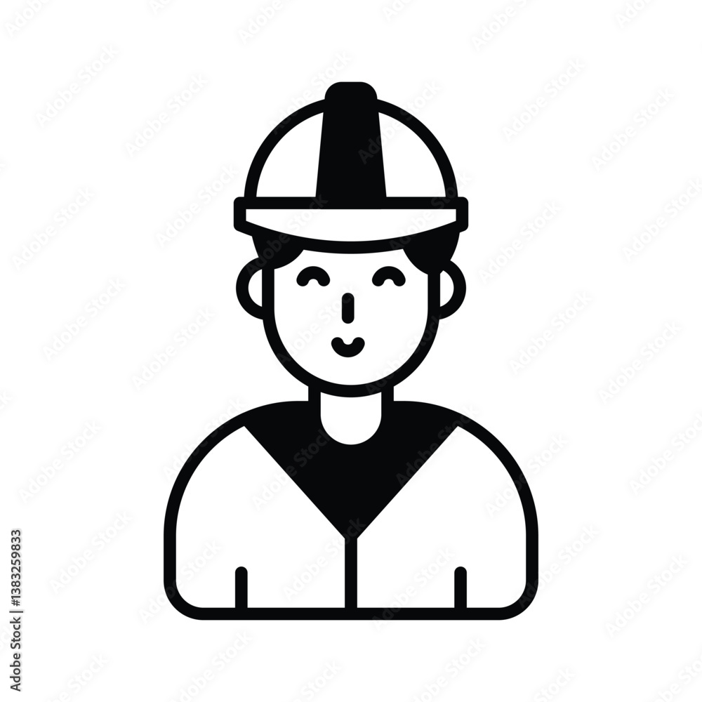 A customizable glyph style icon of labour A customizable glyph style icon of labour