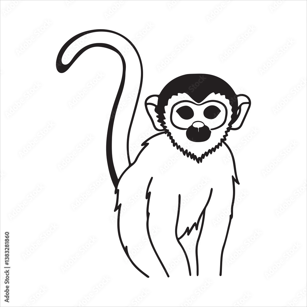 Obraz premium Rainforest Spider Monkey – A Swinging Canopy Dweller