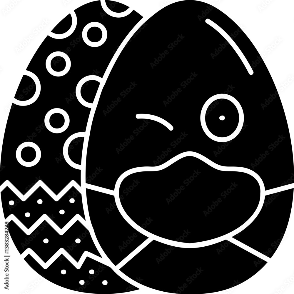 Easter Mask Egg Icon Easter Mask Egg Icon