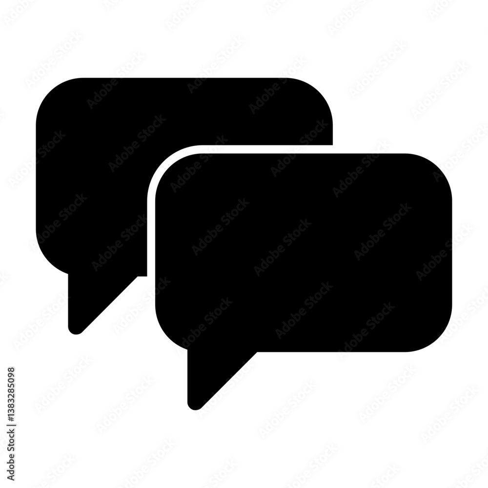 Naklejka premium Chat Icon